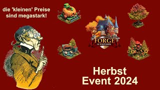 FoETipps Kleine Gebäude im HerbstEvent 2024 von Forge of Empires deutsch [upl. by Ennasirk526]