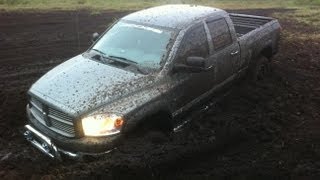 DODGE RAMs Playin in mudsandsnow Unedited [upl. by Alled267]