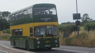 Preserved Beauty  Thrash  Leyland Atlantean  Glastonbury Festival Fuel Run  AN262 KPJ 262W [upl. by Aihsena]