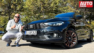 FIAT Egea Sedan Limited test sürüşü  15 T4 Hibrit 130 HP  Sinan Sertoğlu [upl. by Alicul535]