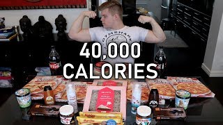 40000 CALORIE CHALLENGE AT 16 amp 17 YEARS OLD [upl. by Nosaj]