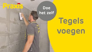 Tegels voegen  Zo voeg je zelf je tegels  Praxis [upl. by Enilra]