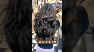 L’Oréal 613  535 this is nice combination  use it lorealbalayage brownhaircolor ￼ [upl. by Ferd]