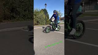 Surron light bee 72V  magura mt5 wheeling stoppie crossbitume [upl. by Zielsdorf]