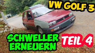 vw Golf 3  schweller Erneuern Teil 4  SooTv [upl. by Aztirak719]