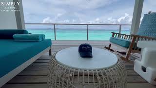 Finolhu Maldives Resort  Lagoon Villa Room Tour [upl. by Ahsienor]