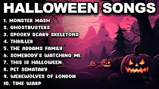 Halloween Songs 2024 🎃 Halloween Party Playlist 👻 Halloween Music Mix [upl. by Nwahsd811]