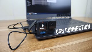 How to Connect GoPro Type C Cable to Window USB Laptop [upl. by Enal]