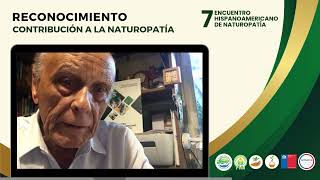 Reconocimiento por su contribución a la Naturopatía  Dr Jaime Sepúlveda Chile [upl. by Cassidy827]