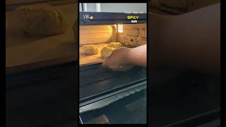 Oven View ofSpicy KharaBun in Philips OTG🍞🍞 healthy shortsvideo shortsfeed [upl. by Gallenz]