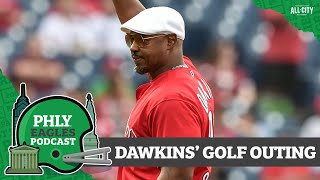 Live from Brian Dawkins’ charity golf event talking snotbubbled Philadelphia Eagles football [upl. by Ingram561]