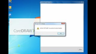 Cara Mengatasi CorelDraw x7 Tidak Bisa di Buka [upl. by Milurd]