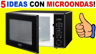 5 INVENTOS CON MICROONDAS VIEJO O DAÑADO [upl. by Harley]