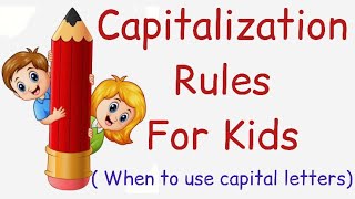 Capitalization Rules When to use capital letters ENGLISH GRAMMAR [upl. by Dania]