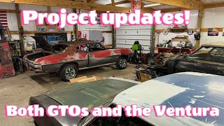 Project updates 1970gto rattymusclecars pontiacventura lsswapped [upl. by Eerej896]