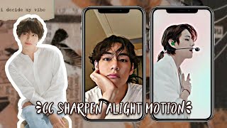 CC sharpen like ae in alight motion tutorial read desc ✧。 [upl. by Leigha866]