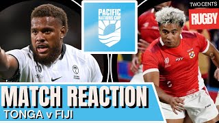 Tonga v Fiji Match Review  Pacific Nations Cup Rugby 2024 [upl. by Rebekkah901]