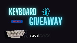 Klaviatūras Giveaway [upl. by Etterb]