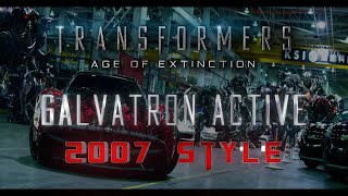 Transformers Age of Extinction 2014  Galvatron Active 2007 style [upl. by Nahtahoj]