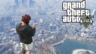 GTA 5 Online Ragdoll Delirious Super Air Thrusting and Gate Launch Glitch [upl. by Pickford]