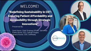 ISCT 2024 Redefining Sustainability in CGT Ensuring Patient Affordability and Accessibility [upl. by Nosille110]