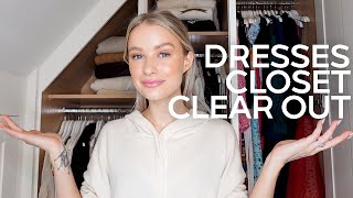 CLEAR OUT MY DRESSES JUMPSUITS amp PLAYSUITS COLLECTION WITH ME  INTHEFROW [upl. by Crifasi455]