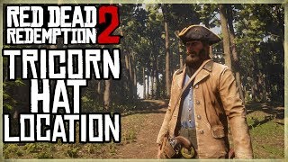 TRICORN HAT LOCATION  Red Dead Redemption 2  Unique Collectible 613 RARE HIDDEN SECRET HAT [upl. by Domenech16]