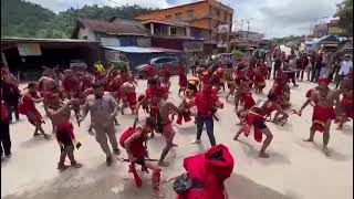 acara gawai Dayak di Kabketapang Kalimantan Barat di meriahkan pasukan merah TBBR [upl. by Orips]