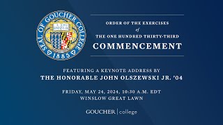 Goucher College Commencement 2024 [upl. by Marchelle]