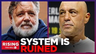 Joe Rogan Russell Crowe SLAM Kamala Harris Politicians [upl. by Isador]