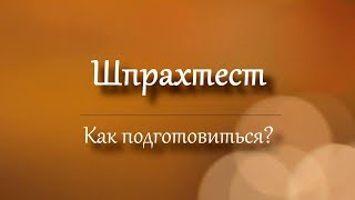 ШПРАХТЕСТ  sprachtest  Как подготовиться [upl. by Eatnhoj]