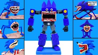 How To Make TRANSFORMER ROBOT CHAOS The Sonic Tapes  Matrix Clay [upl. by Inga]