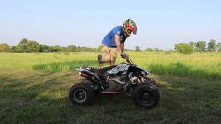 2012 Yamaha YZF 450R ATV  Full Throttle Review [upl. by Eolanda474]