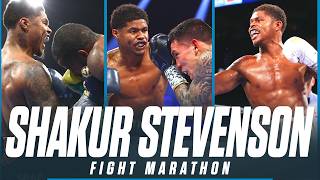 Shakur Stevenson Fight Marathon [upl. by Enaujed]