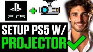 How To Setup PS5 with Projector 2024 [upl. by Drofxer]