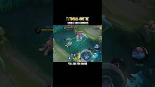 Tutorial Odette Mobile Legends  Tricks and Combos mobilelegends odettemlbb [upl. by Porta752]