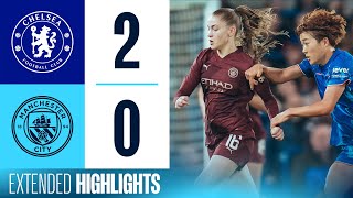 EXTENDED HIGHLIGHTS  CHELSEA 20 MAN CITY  City suffer defeat at Stamford Bridge  WSL [upl. by Nathanoj]