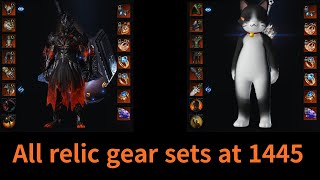 Lost Ark All relic gear sets at 1445 [upl. by Amanda]