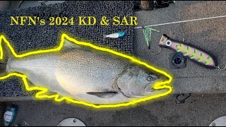 NFN 2024 KD Salmon A Rama Lake Michigan Tournament Fishing [upl. by Dorrehs786]