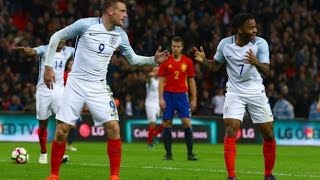 Jamie Vardy Mannequin Celebrate ●HD● England vs Spain 2  2 Friendly Match HD [upl. by Allsopp]