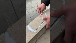 Crack repair roof leak good quality waterproof repair Afei waterproof shop [upl. by Airtemad170]