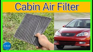 How to Replace Cabin Air Filter  Toyota Corolla 20032008 [upl. by Waldo91]