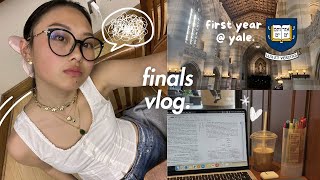 STUDY VLOG hell finals week  yale  writing papers late night studying amp moving out [upl. by Amalea]