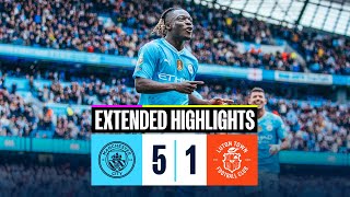 Man City 51 Luton Town  EXTENDED HIGHLIGHTS  KOVACIC amp GVARDIOL both score BANGERS [upl. by Iccir900]