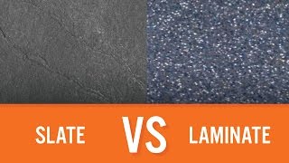 Slate vs Laminate  Countertop Comparison [upl. by Legnaesoj]