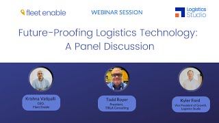 FutureProofing Logistics Technology A Panel Discussion [upl. by Anaid]