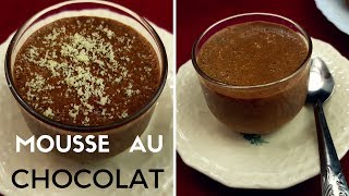 Mousse au chocolat facile et rapide  Dessert à base de chocolat [upl. by Ameluz510]