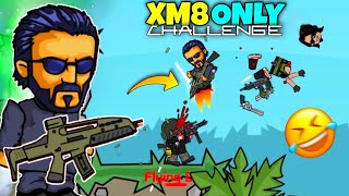 XM8 Only Challenge In Jungle Map  Mini Militia Funny Gameplay 🤣 [upl. by Tucker]