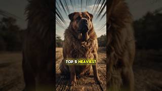 Top 5 Heaviest Dogs on Earth [upl. by Aisilef]