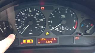 BMW E46 318i Dashboard Fault [upl. by Anasiul]